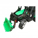 Tractor cu remorca electric pentru copii cu baterie 12V/10Ah si telecomanda JS3158B verde