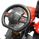 Tractor electric cu remorca, si baterie pentru copii, jucarie 3-6 ani Hello Baby