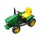 Tractor electric cu remorca, telecomanda si baterie pentru copii 1980x650x610
