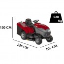 Tractoras de tuns iarba Castelgarden PTX 210 HD, 18 CP, transmisie hidrostatica, cos colector 300 l, Latime 102 cm, led, 30-90 mm