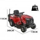 Tractoras gazon, Troy Bilt, Caroserie Otel, Putere nominala 22 CP, Diametru 105 cm, Inaltime 30-95 mm, Transmisie Hidrostatica, 240 l