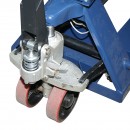 Transpalet manual 3T cu cantar electronic, baterie 6V/4Ah si roti silicon