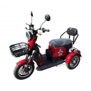 Triciclu electric THOR TRIXY PRO ROSU 1000W 60V 20AH
