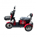 Triciclu electric THOR TRIXY PRO ROSU 1000W 60V 20AH