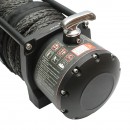 Troliu electric cu telecomanda 12V, 6.5cp, 6.1T (13500lbs) cablu sintetic 9x24m solenoid 400A Breckner Germany