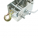 Troliu manual 1100Kg cu cablu de otel fi 4.8mmx10m raport transmisie 4:1/8:1 Breckner Germany