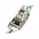 Troliu manual cu clichet 4T, tambur si cablu otel grosime 5.5mm, lungime 3m Hoteche