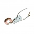 Troliu manual cu clichet 4T, tambur si cablu otel grosime 5.5mm, lungime 3m Hoteche