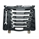 Trusa 22 chei combinate cu clichet 6-32mm CrV Breckner Germany