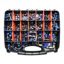 Trusa 242 piese: cleste taiat furtun polyamida, conectori, cuple rapide, mufe furtun aer comprimat Breckner Germany