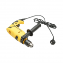 Trusa bormasina cu percutie 600W, 220V, mandrina 13mm, turatie 3300rpm cu scule si unelte 47 piese Breckner Germany