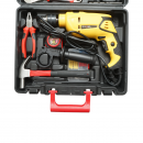Trusa bormasina cu percutie 600W, 220V, mandrina 13mm, turatie 3300rpm cu scule si unelte 47 piese Breckner Germany