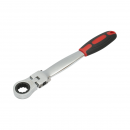 Trusa chei inelare cu clichet 8-19mm, cheie reglabila, biti hex, drepti, cruce 26 piese