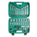 Trusa chei tubulare 8-32mm si chei fixe combinate 8-19mm, 1/2 antrenor cu clichet 37 piese Breckner Germany