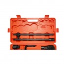 Trusa chei tubulare camion de impact 17-65mm, antrenor cu clichet, prelungitoare 200 si 500mm, tip L 200mm, bara T, adaptor 3/4-1 inch Cr-Mo 26 piese Breckner Germany