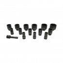 Trusa chei tubulare camion de impact lungi 17-65mm, prelungitor 125mm, patrat 3/4 inch Cr-Mo 15 piese Breckner Germany