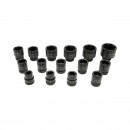 Trusa chei tubulare camion de impact scurte 22-36mm si lungi 38-60mm, patrat 1 inch Cr-Mo 15 piese Breckner Germany