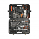 Trusa chei tubulare, combinate fixe si inelare, biti, imbus, torx Cr-V 142 piese Breckner Germany