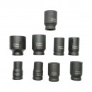 Trusa chei tubulare de impact 24-50mm, patrat 1 inch Cr-Mo 9 piese Breckner Germany