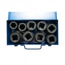 Trusa chei tubulare de impact 24-50mm, patrat 1 inch Cr-Mo 9 piese Breckner Germany