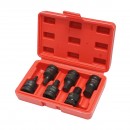 Trusa chei tubulare de impact hexagonale H6-H17, patrat 1/2 inch Cr-Mo 6 piese