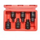 Trusa chei tubulare de impact hexagonale H6-H17, patrat 1/2 inch Cr-Mo 6 piese