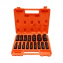 Trusa chei tubulare de impact lungi 10-32mm, patrat 1/2 inch Cr-Mo 16 piese Breckner Germany