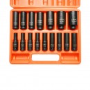 Trusa chei tubulare de impact lungi 10-32mm, patrat 1/2 inch Cr-Mo 16 piese Breckner Germany