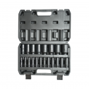 Trusa chei tubulare de impact lungi 10-38mm, 78mm, patrat 1/2 inch Cr-Mo 20 piese Breckner Germany