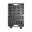 Trusa chei tubulare de impact lungi 8-32mm, 78mm, patrat 1/2 inch Cr-Mo 16 piese Breckner Germany