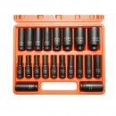 Trusa chei tubulare de impact lungi 8-32mm, patrat 1/2 inch Cr-Mo 20 piese Breckner Germany