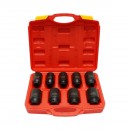 Trusa chei tubulare de impact lungi pentru planetare 29-38mm, patrat 1/2 inch Cr-Mo 9 piese Breckner Germany