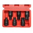 Trusa chei tubulare de impact torx T55-T100, patrat 1/2 inch 6 piese