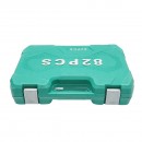 Trusa chei tubulare, fixe, torx, imbus antrenor cu clichet 82 piese Breckner Germany