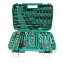 Trusa chei tubulare, hexagonale, priza adanca 4-32mm, chei fixe 8-19mm, biti, torx, hex, spline 218 piese Breckner Germany