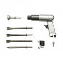 Trusa ciocan pneumatic de impact 3500BPM, 4 dalti 170mm, presiune 6.3 bar 8 piese Breckner Germany