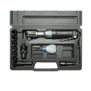 Trusa clichet pneumatic reversibil 1/2 inch si 3/8 inch, cuplu 68Nm, tubulare 8-19mm, turatie 160rpm, presiune 6.3 bar 16 piese Breckner Germany