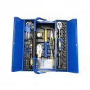 Trusa scule 64 piese cutie metalica rabatabila 48x24x21cm