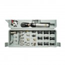 Trusa scule pneumatice cu pistol de impact, ciocan, clichet, polizor drept si accesorii 71 piese