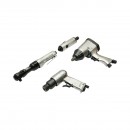 Trusa scule pneumatice cu pistol de impact, ciocan, clichet, polizor drept si accesorii 71 piese