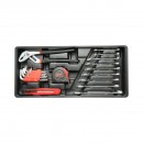 Trusa scule profesionala metalica rabatabila 5 nivele 168 piese Cr-V Breckner Germany