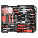 Trusa scule si unelte combinate tip troler 187 piese Breckner Germany