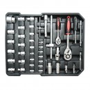 Trusa scule si unelte combinate tip troler 187 piese Breckner Germany