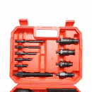 Trusa tester compresie motoare diesel cu manometru mecanic 0-70 bar 19 piese