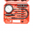 Trusa tester compresie motoare diesel cu manometru mecanic 0-70 bar 19 piese