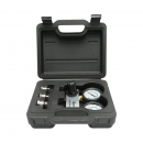 Trusa tester etansare compresie cilindru motor benzina, 3 adaptoare 10, 12, 18mm, furtun 600mm Breckner Germany