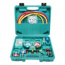 Trusa verificare si incarcare instalatii aer conditionat auto, freon R22, R32, R134a, R410a