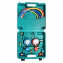 Trusa verificare si incarcare instalatii aer conditionat auto, freon R22, R32, R134a, R410a