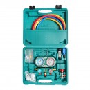 Trusa verificare si incarcare instalatii aer conditionat auto, freon R22, R32, R134a, R410a