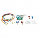 Trusa verificare si incarcare instalatii aer conditionat auto, freon R22, R32, R134a, R410a